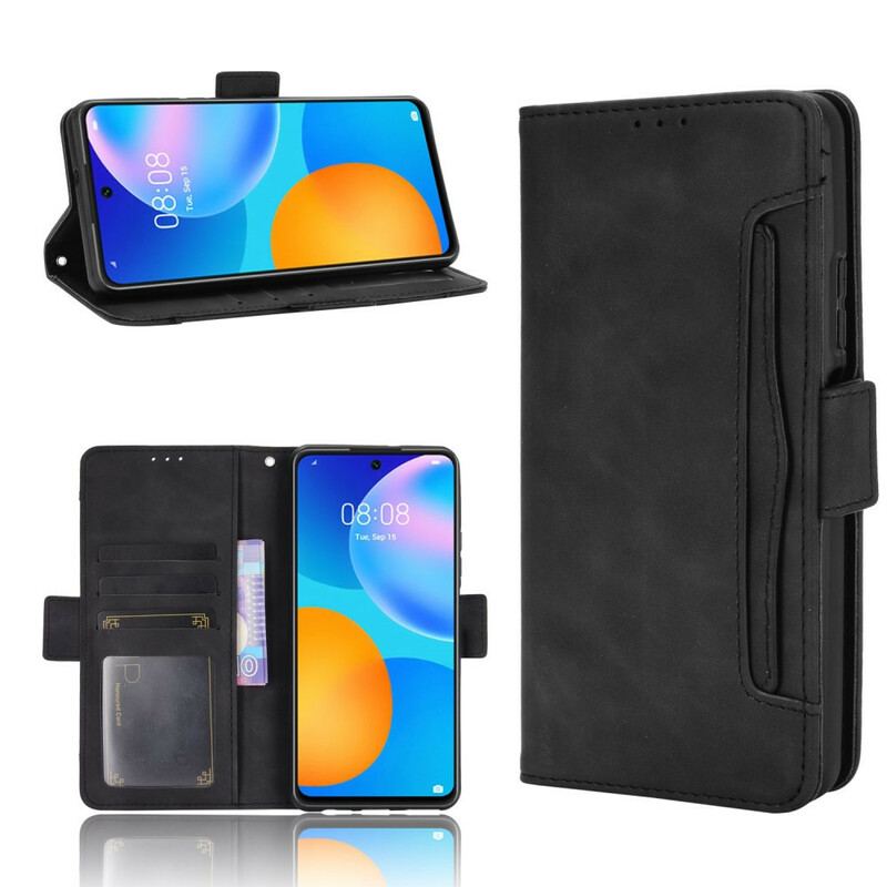 Læder Cover Huawei P Smart 2021 Multi-card Premier Class