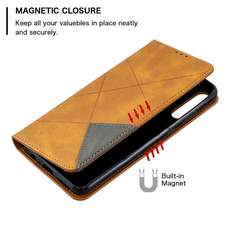 Cover Huawei Y6p Flip Cover Kunstner Stil