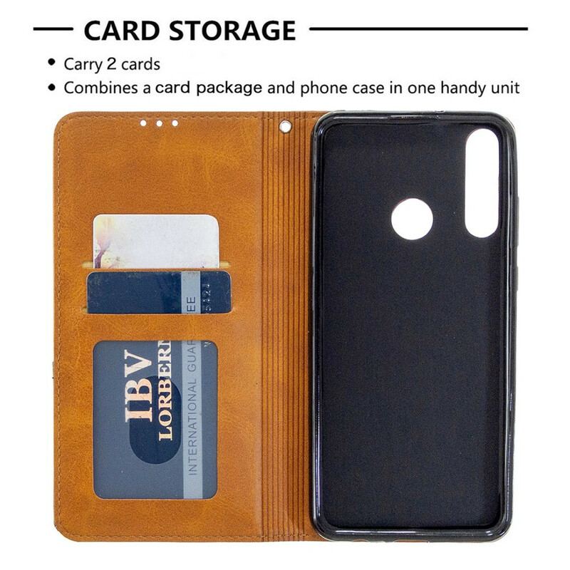 Cover Huawei Y6p Flip Cover Kunstner Stil