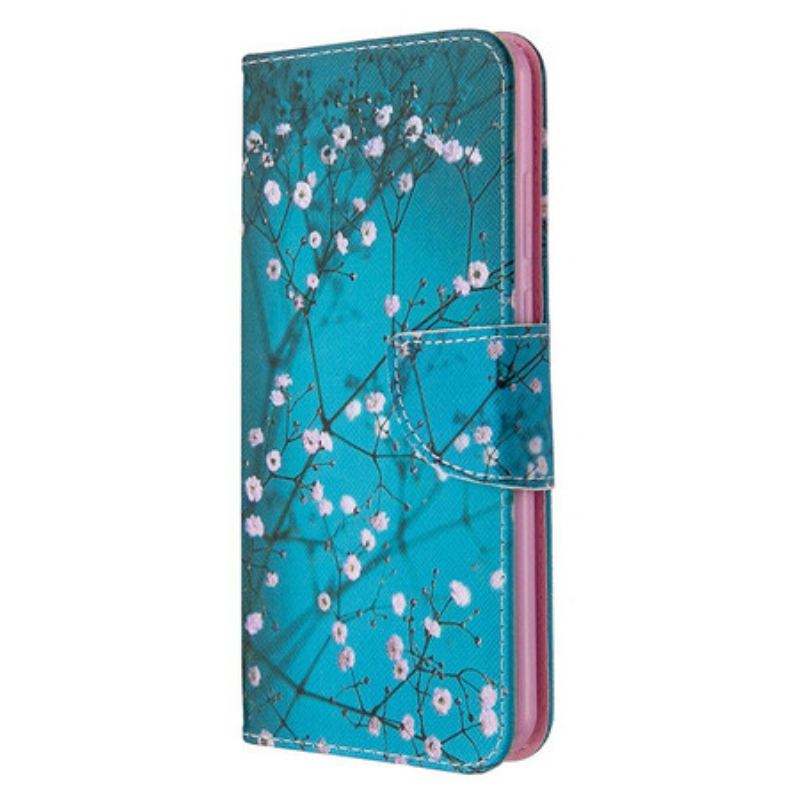 Flip Cover Huawei Y6p Blomstrende Træ