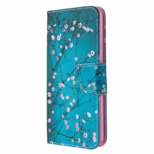Flip Cover Huawei Y6p Blomstrende Træ