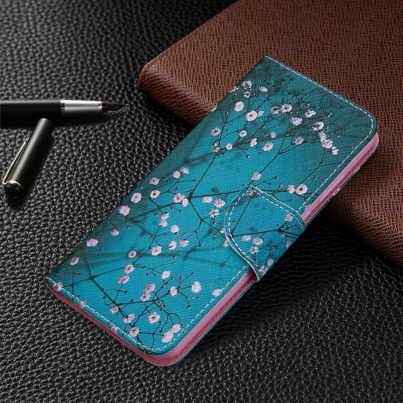 Flip Cover Huawei Y6p Blomstrende Træ