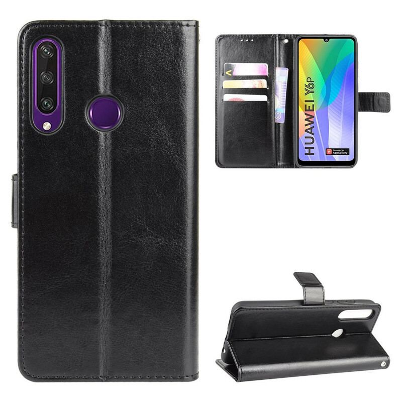 Flip Cover Huawei Y6p Prangende Kunstlæder