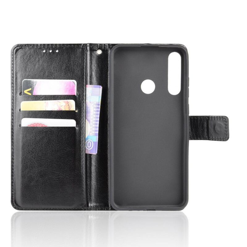 Flip Cover Huawei Y6p Prangende Kunstlæder