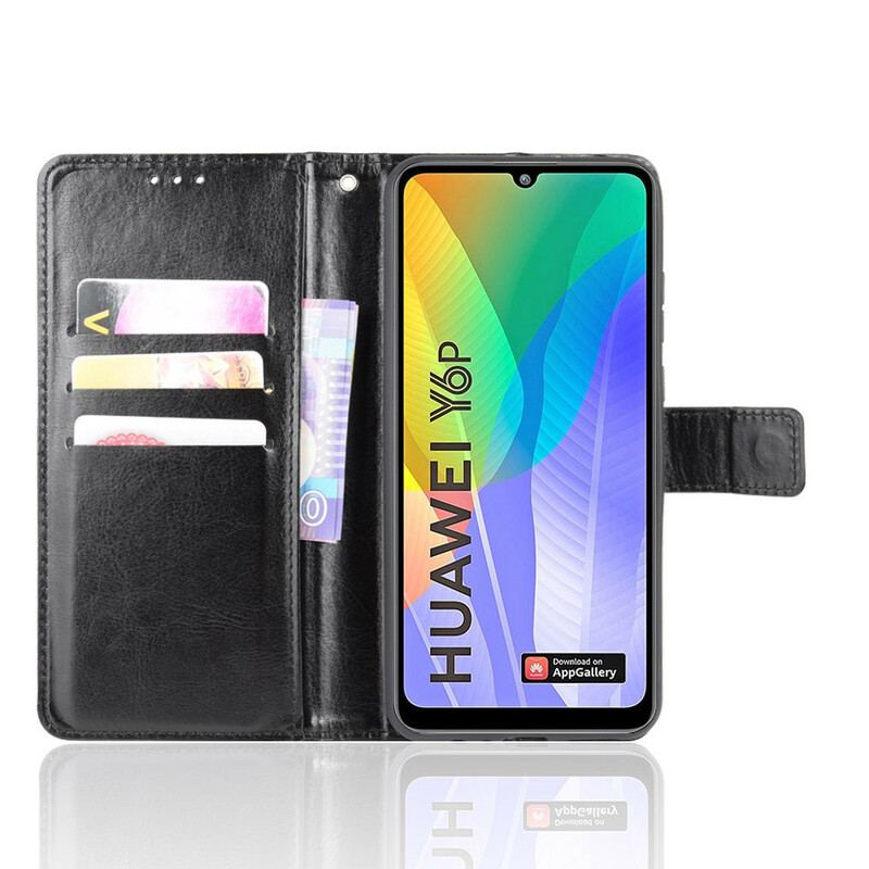 Flip Cover Huawei Y6p Prangende Kunstlæder