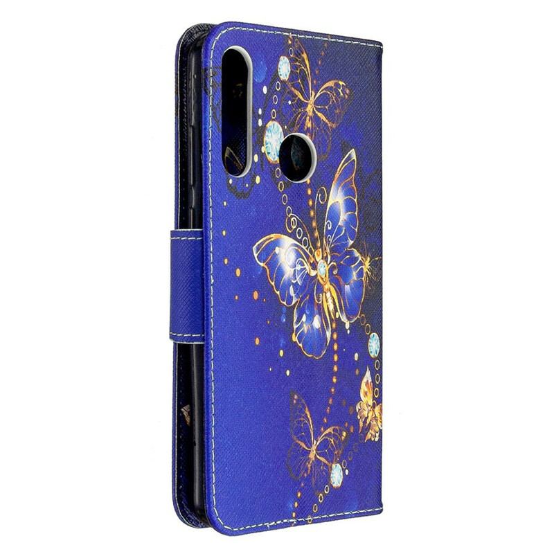 Flip Cover Huawei Y6p Sommerfugle I Natten