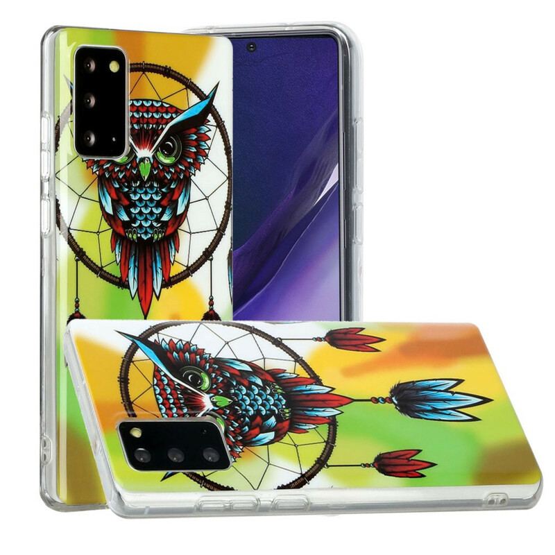 Cover Samsung Galaxy Note 20 Fluorescerende Ugledrømmefanger