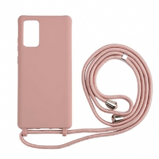 Cover Samsung Galaxy Note 20 Silikone Og Ledning