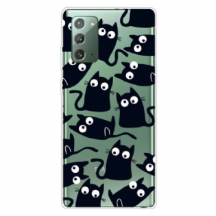 Cover Samsung Galaxy Note 20 Sorte Mus
