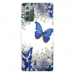 Mobilcover Samsung Galaxy Note 20 Sommerfugle