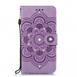 Flip Cover Huawei P Smart Z Mandala Og Diamanter