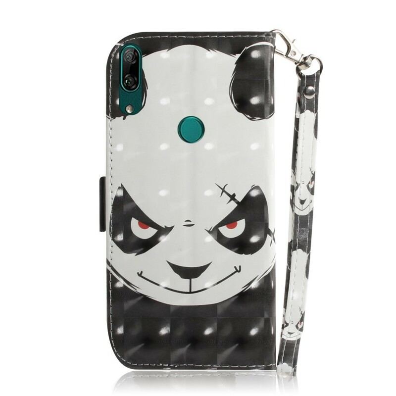 Flip Cover Huawei P Smart Z Med Snor Vred Panda Med Snor