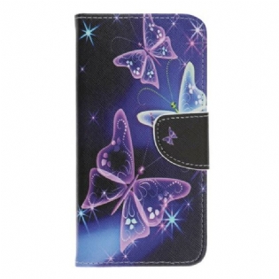 Flip Cover Huawei P Smart Z Neon Sommerfugle