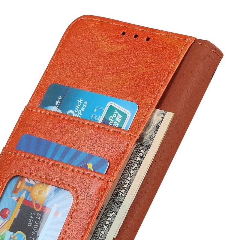 Flip Cover Huawei P Smart Z Skinnende Lædereffekt