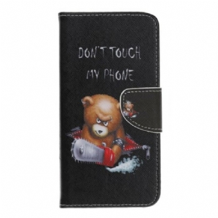 Læder Cover Huawei P Smart Z Farlig Bjørn