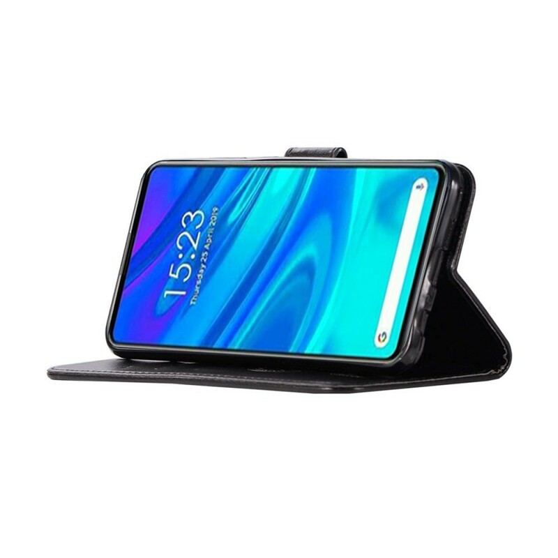 Læder Cover Huawei P Smart Z Lædereffekt Dream Catcher Owl