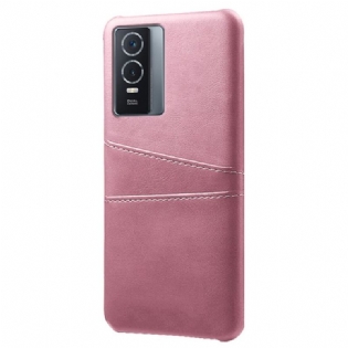 Cover Vivo Y76 5G Dobbelt Kortholder