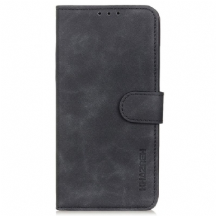 Læder Cover Vivo Y76 5G Khazneh Vintage Lædereffekt