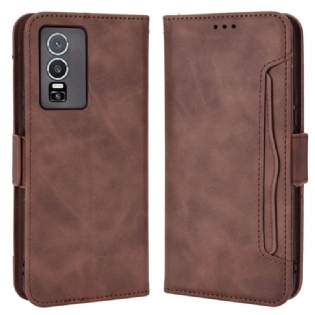 Læder Cover Vivo Y76 5G Multi-kort