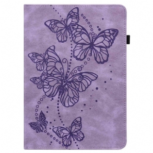 Etui iPad 10.9" (2022) Stiliserede Sommerfugle
