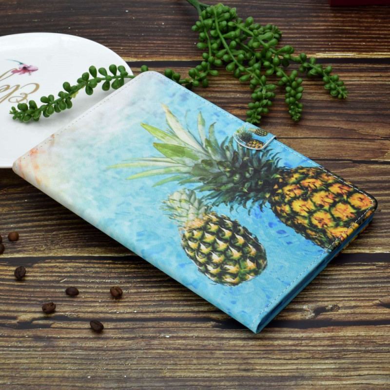 Flip Cover iPad 10.9" (2022) Ananas Grafik