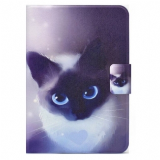 Flip Cover iPad 10.9" (2022) Blåøjet Kat