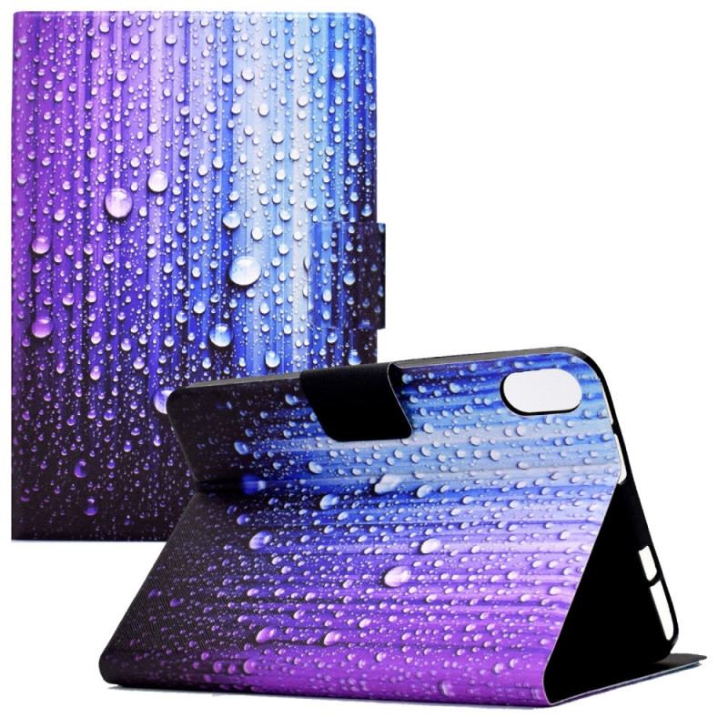 Flip Cover iPad 10.9" (2022) Kunstnerisk Regn