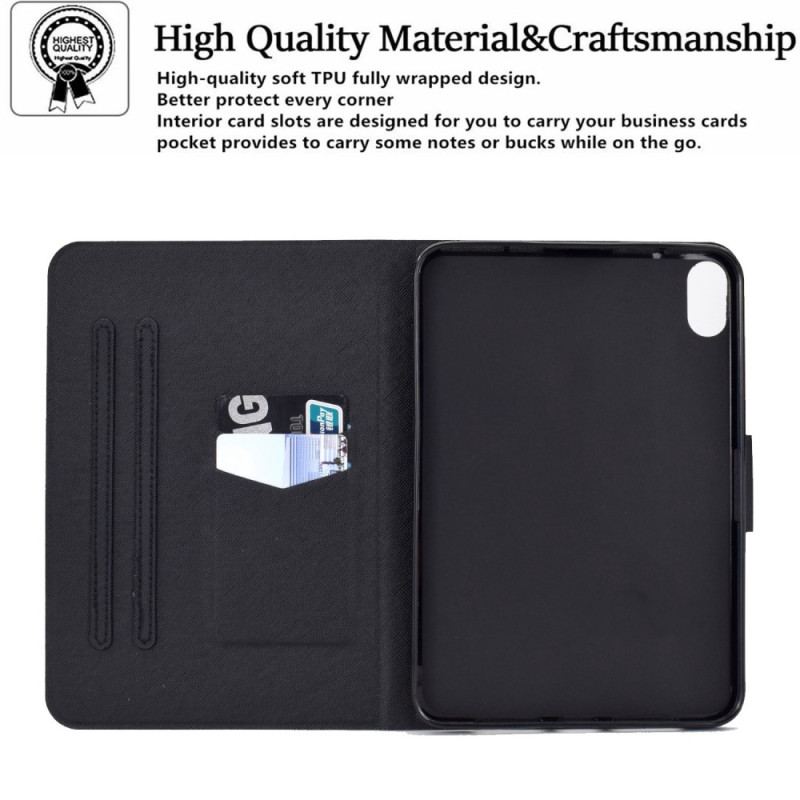 Flip Cover iPad 10.9" (2022) Kunstnerisk Regn