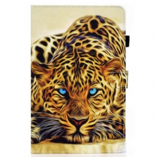 Flip Cover iPad 10.9" (2022) Leopard Grafik