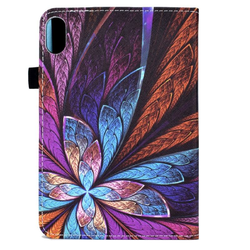 Læder Cover iPad 10.9" (2022) Abstrakt Blomst