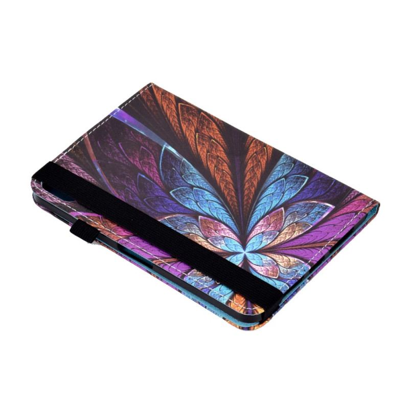 Læder Cover iPad 10.9" (2022) Abstrakt Blomst