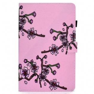 Læder Cover iPad 10.9" (2022) Blommeblomster