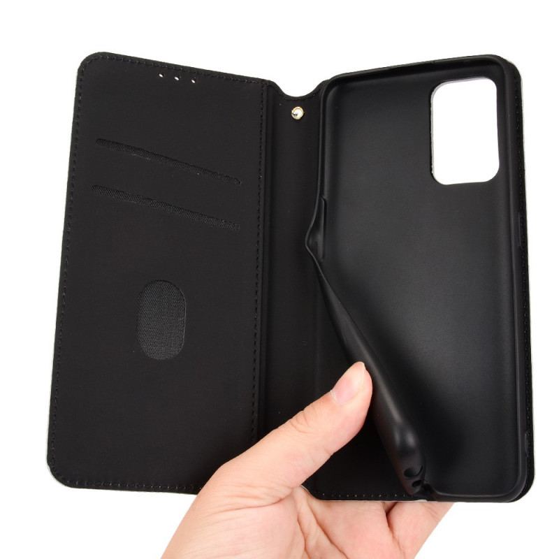 Cover Realme GT 5G Flip Cover Diamant Læder Effekt