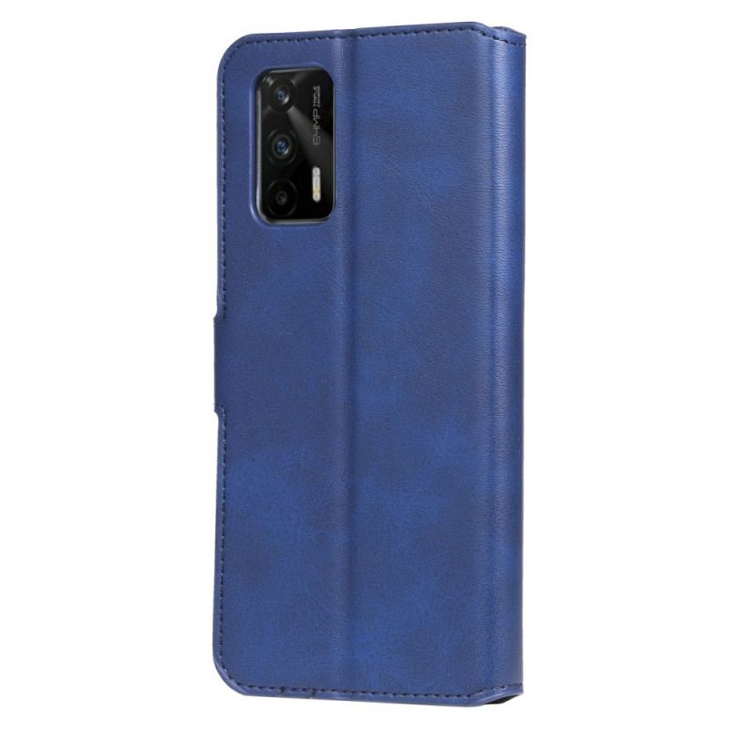 Flip Cover Realme GT 5G Læder Effekt