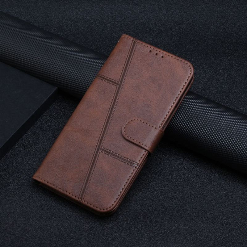 Flip Cover Til Google Pixel 8a Fastspændt Kalvetekstur
