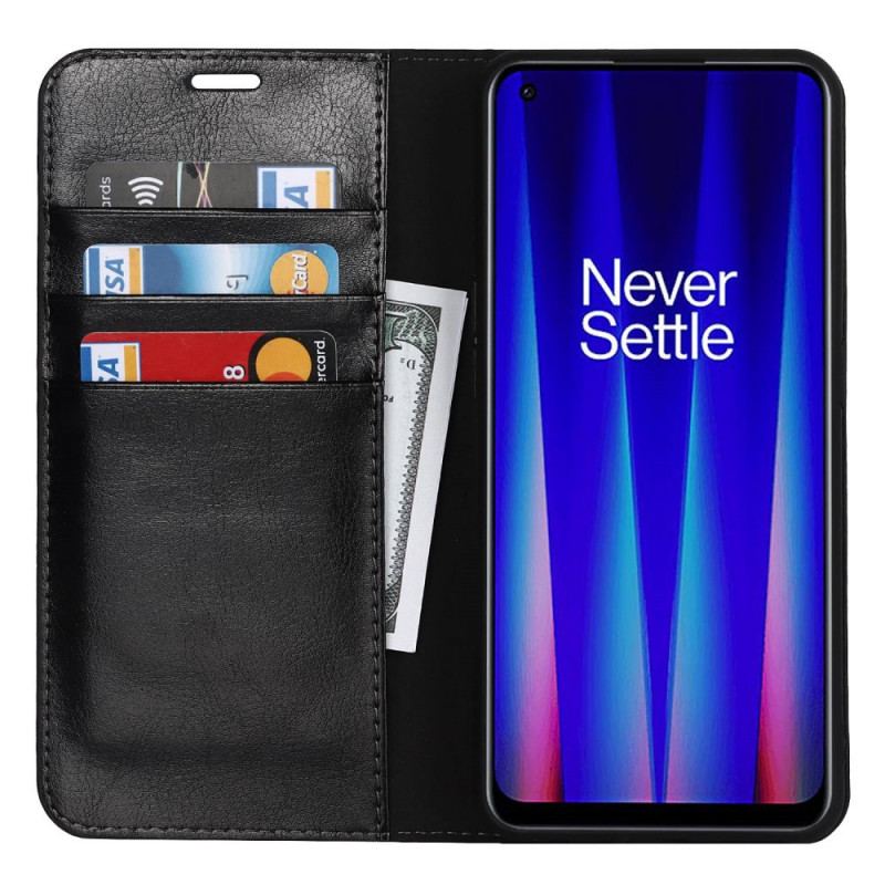 Cover OnePlus Nord CE 2 5G Flip Cover Ægte Læder