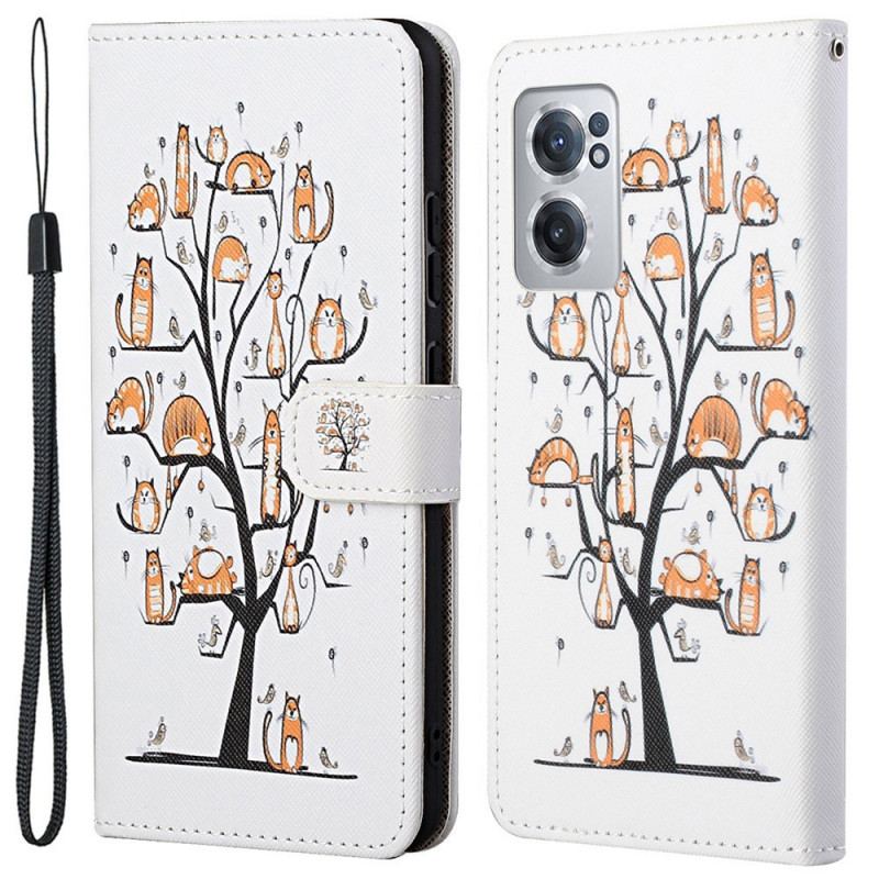 Flip Cover OnePlus Nord CE 2 5G Kattetræ