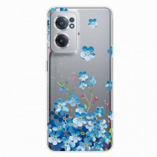 Mobilcover OnePlus Nord CE 2 5G Blå Blomster