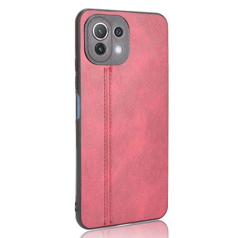 Cover Xiaomi Mi 11 Lite 4G / 5G / 5G NE Couture Lædereffekt