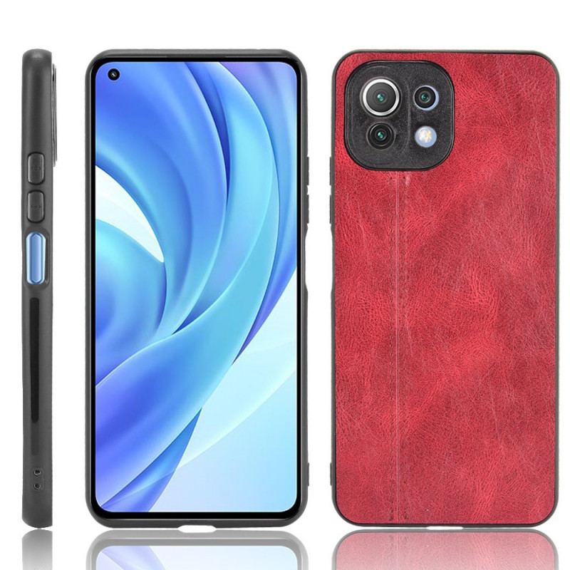 Cover Xiaomi Mi 11 Lite 4G / 5G / 5G NE Couture Lædereffekt