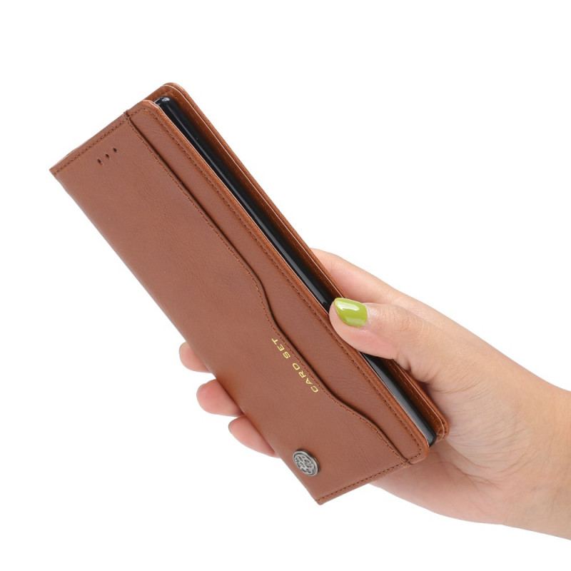Cover Xiaomi Mi 11 Lite 4G / 5G / 5G NE Flip Cover Kortholder I Imiteret Læder