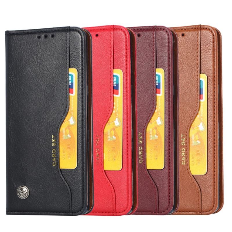 Cover Xiaomi Mi 11 Lite 4G / 5G / 5G NE Flip Cover Kortholder I Imiteret Læder