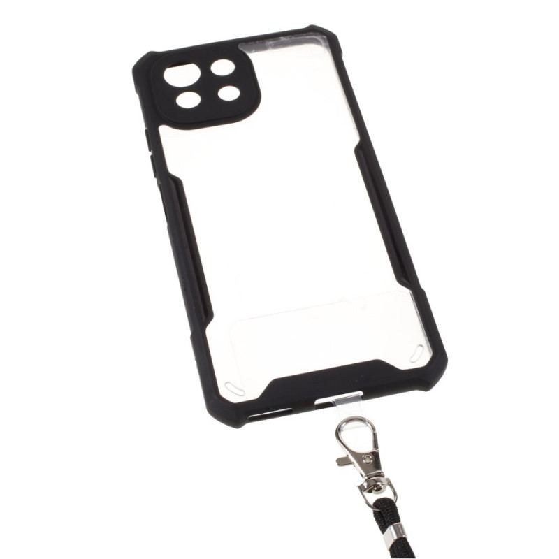 Cover Xiaomi Mi 11 Lite 4G / 5G / 5G NE Hybrid Med Farvet Ledning