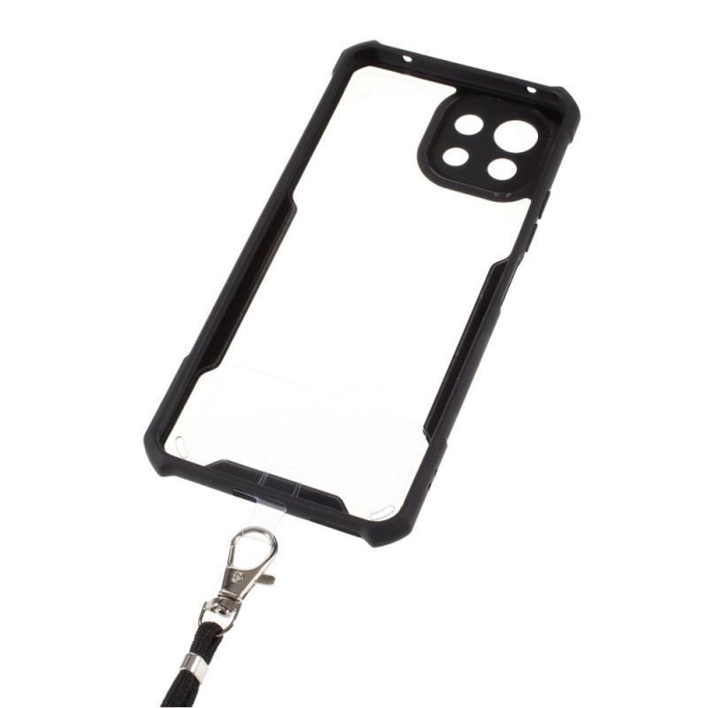 Cover Xiaomi Mi 11 Lite 4G / 5G / 5G NE Hybrid Med Farvet Ledning