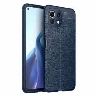 Cover Xiaomi Mi 11 Lite 4G / 5G / 5G NE Lædereffekt Litchi Dobbelt Linje