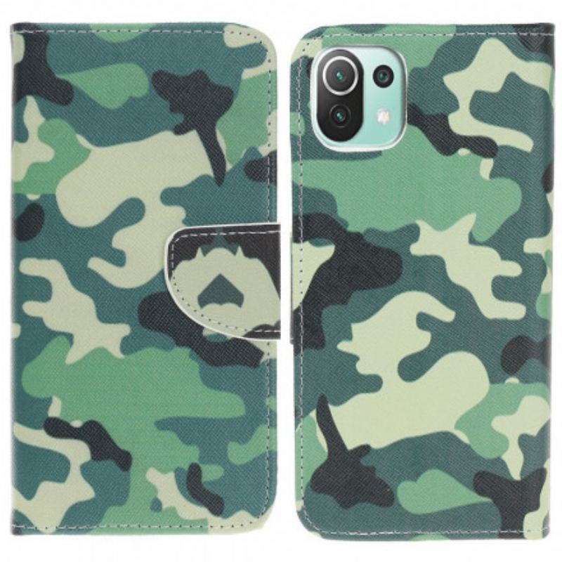 Flip Cover Xiaomi Mi 11 Lite 4G / 5G / 5G NE Camouflage