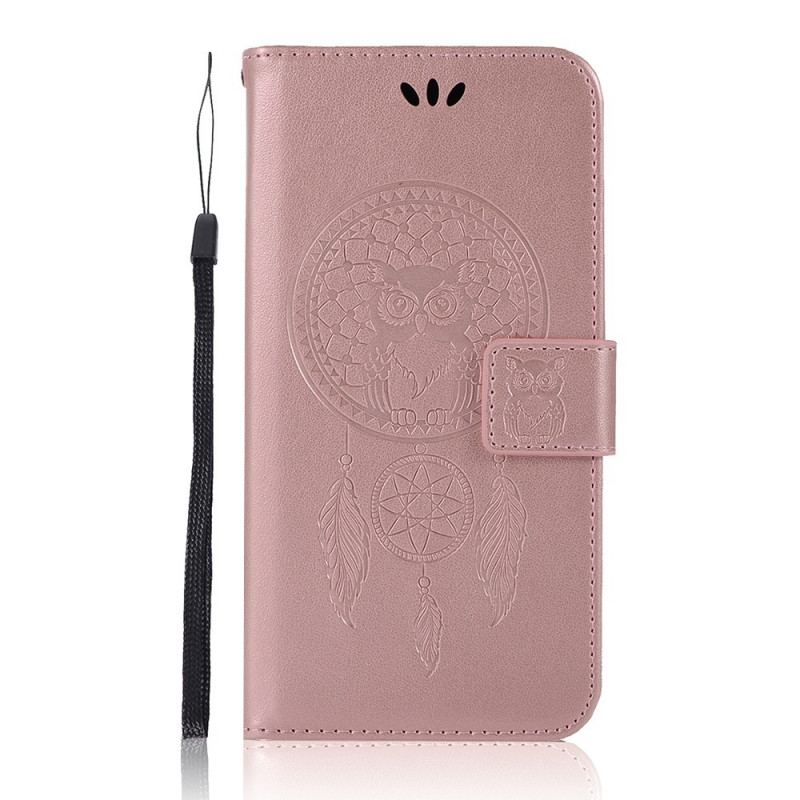Flip Cover Xiaomi Mi 11 Lite 4G / 5G / 5G NE Drømmefanger Ugle I Lædereffekt