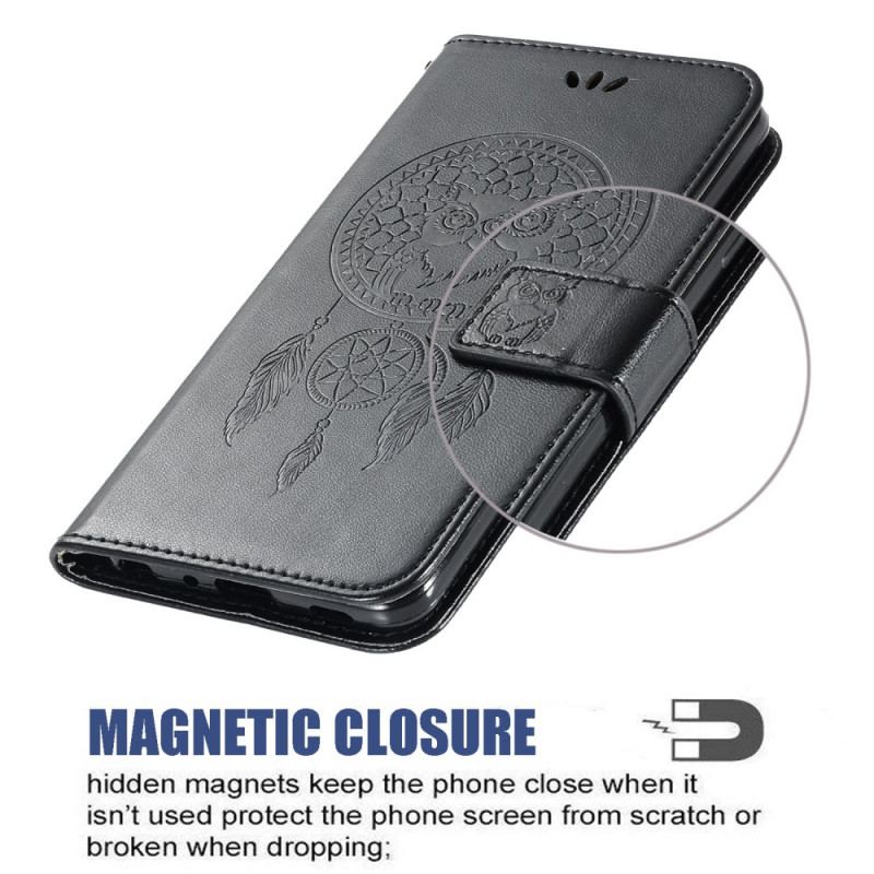 Flip Cover Xiaomi Mi 11 Lite 4G / 5G / 5G NE Drømmefanger Ugle I Lædereffekt