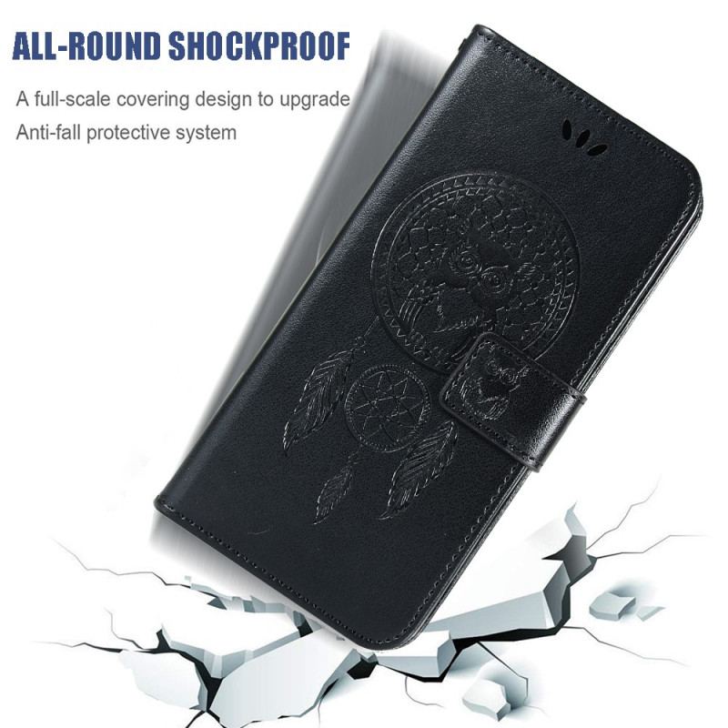 Flip Cover Xiaomi Mi 11 Lite 4G / 5G / 5G NE Drømmefanger Ugle I Lædereffekt