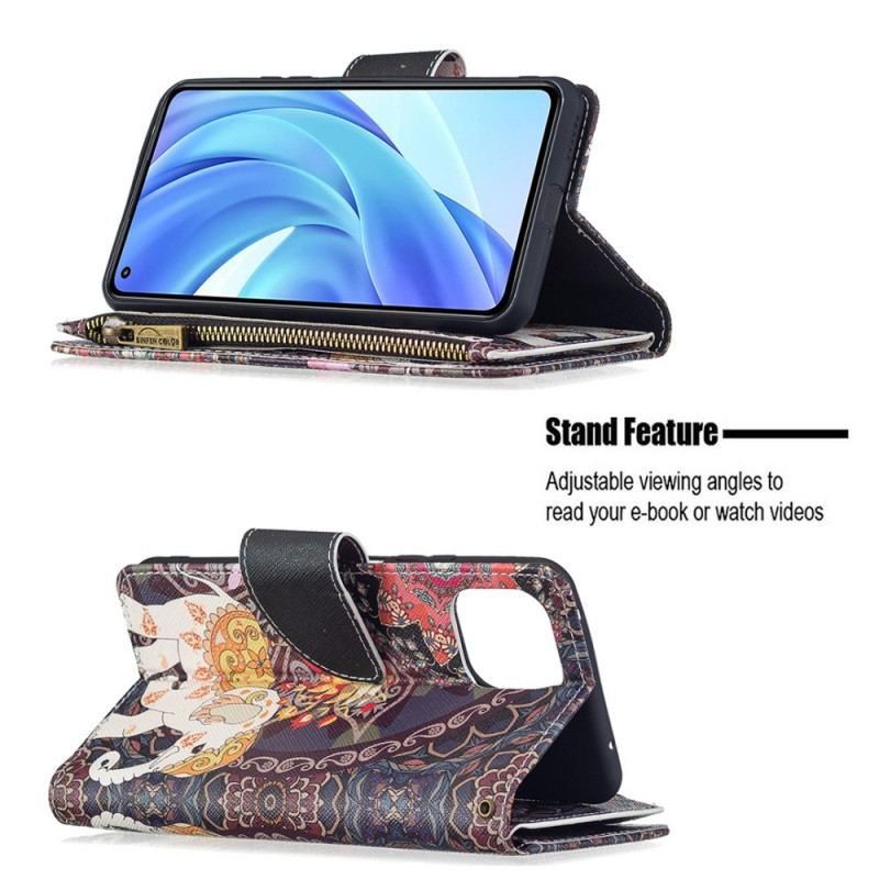 Flip Cover Xiaomi Mi 11 Lite 4G / 5G / 5G NE Elefant Lynlåslomme